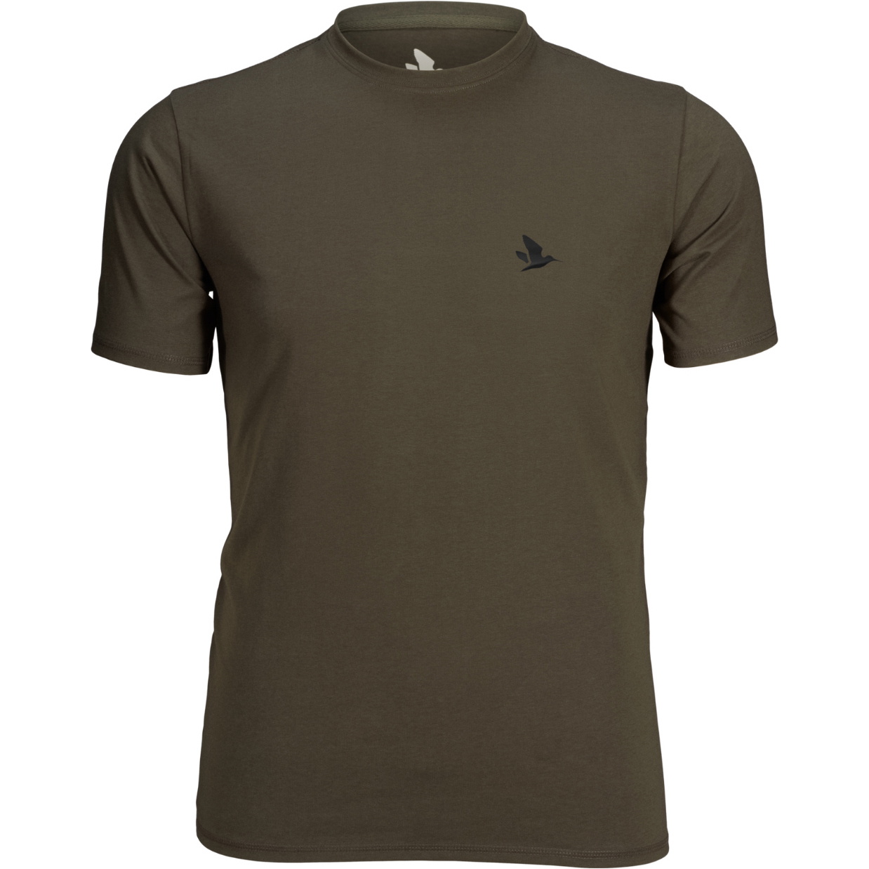 2025 Seeland Mens Outdoor 2-Pack T-Shirt 16020591 - Granit / Pine Green
